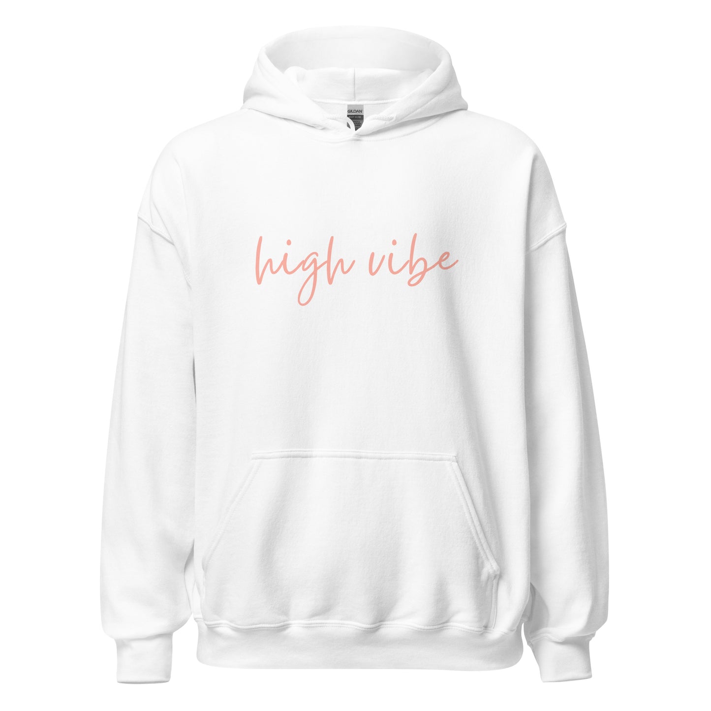 High Vibe Hoodie - Pink Font
